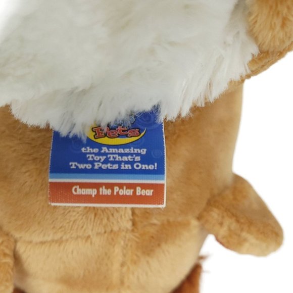 Tristar Flip Pets Bingo Monkey Champ Polar Bear 2 In 1 Plush Stuffed Animal Toy - Picture 11 of 11